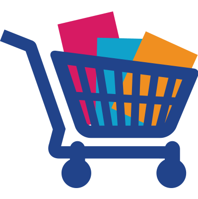 Imagem de carrinho de compras cheio